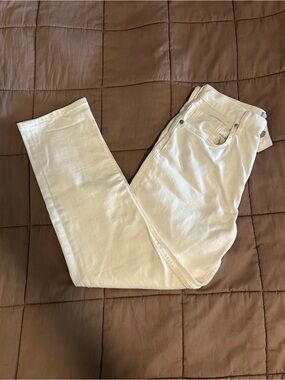 Everlane White Ankle Denim Jeans